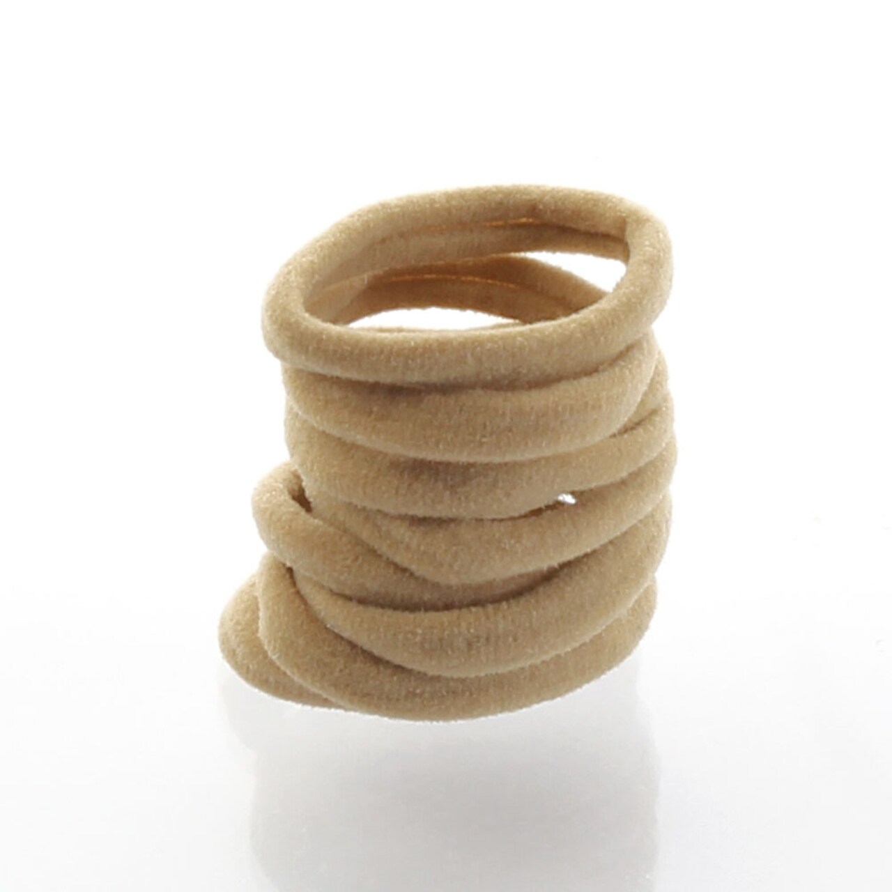 Baby/Toddler Stretchy Nylon Ponytail Holders Natural - 100 pcs